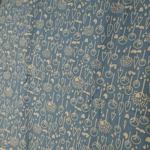 3 yard piece blue cotton fabric material Riley Blake Designs trees